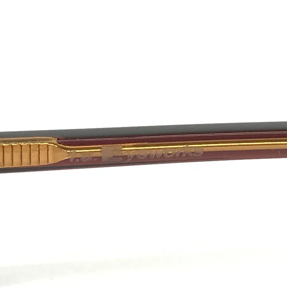 Vintage la Eyeworks Eyeglasses Frames BUBBLE 259 Transp Purple Brown 47-17-135